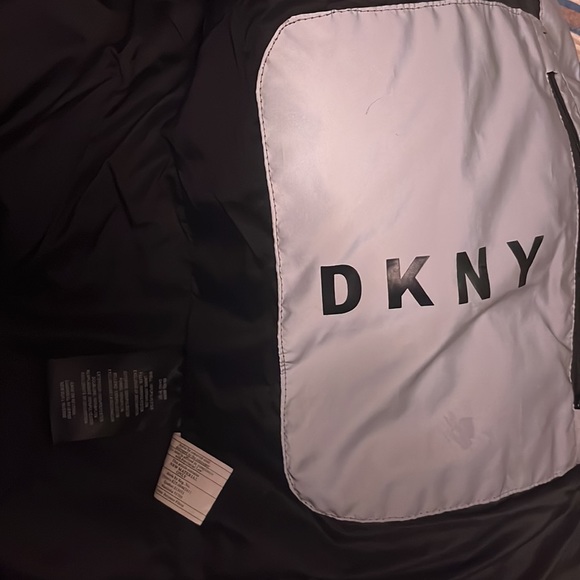 Grey Reflective DKNY Winter Puffer.High Quality Durable Material.Polyester Fill. - Picture 4 of 5